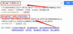 湖北省风机厂有限公司跟本公司签订网站推广合同