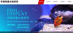 北京丰*恒盛水族商贸有限公司设计网站展示型案例作品